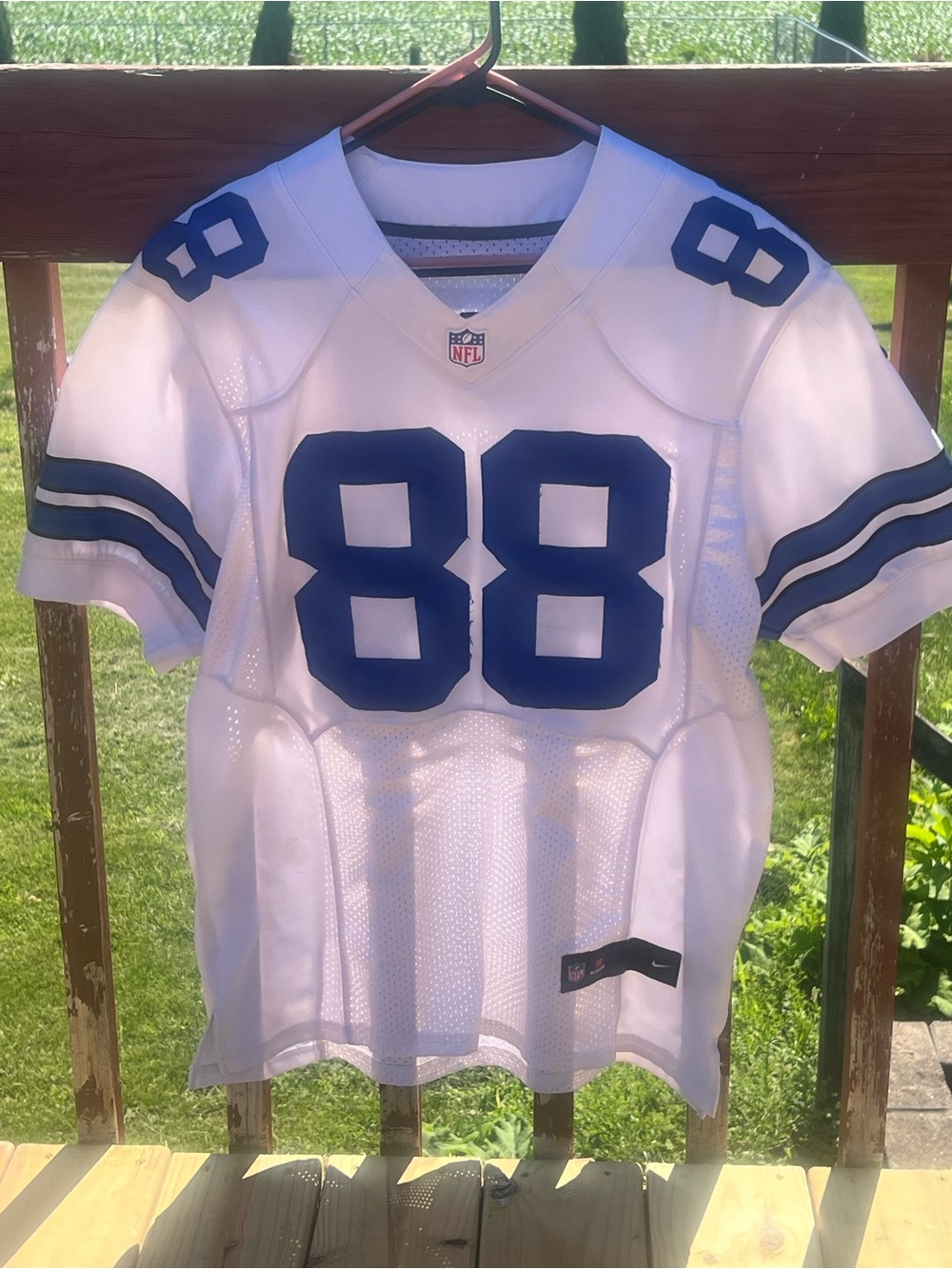 Nike Dallas Cowboys Dez Bryant #88 On Field NFL Players Jersey White Size 44
